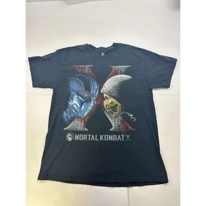 Mortal Kombat X Graphic black short sleeve Large T shirt